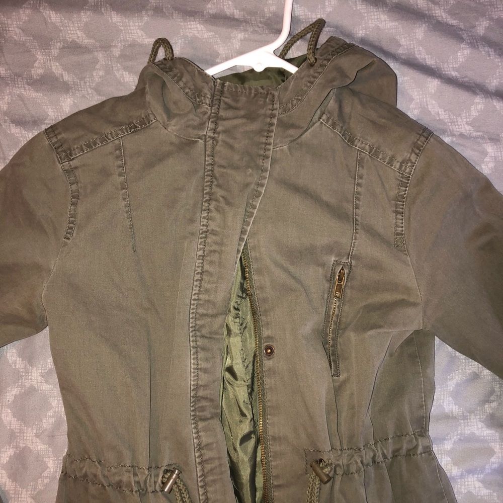 Army green jacket